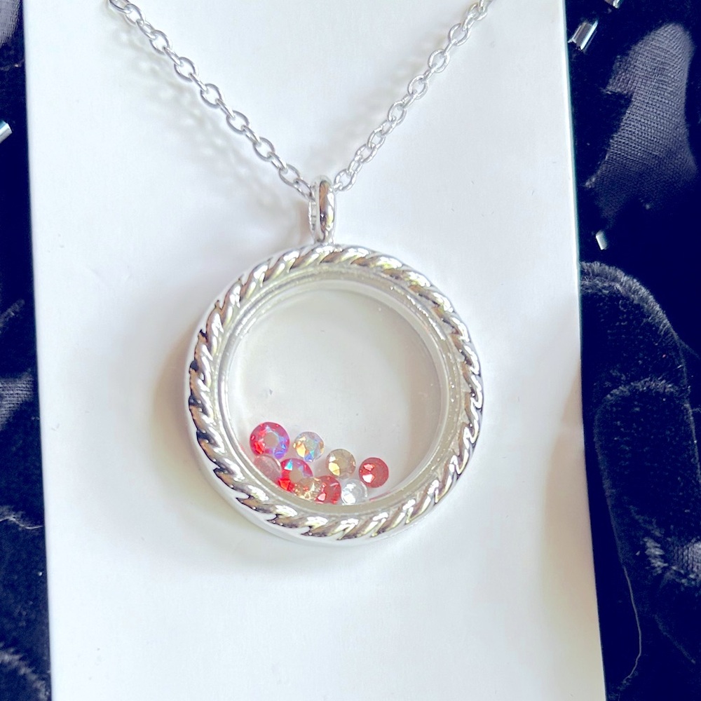 Sale! Effy Floating Charms Locket Necklace With Swarovski Crystals - New
